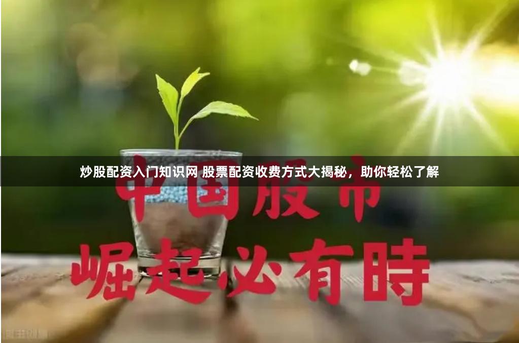 炒股配资入门知识网 股票配资收费方式大揭秘，助你轻松了解